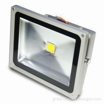 30W High-power LED Floodlight with Epistar Bridgelux Chip/IP65 for Outdoor Use/EMC Driver SAA C-tick